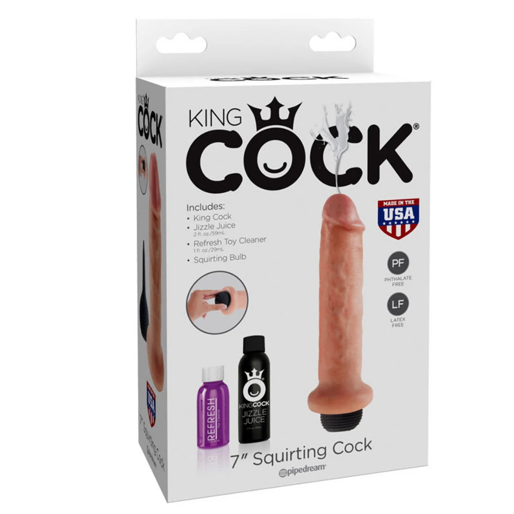Pipedream King Cock Squirting Boşalabilir 18 Cm Amerikan Penis