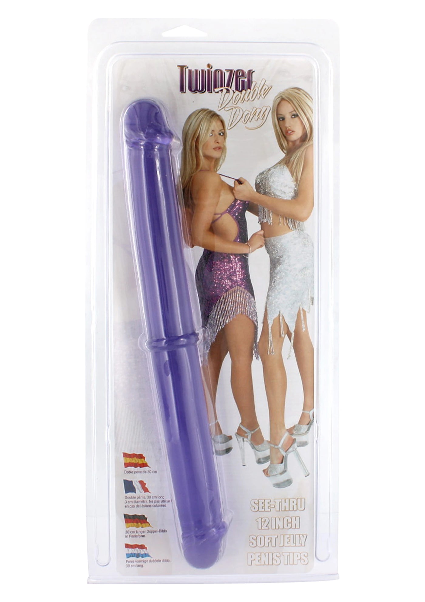 Twinzer Çift Başlı Jel Penis