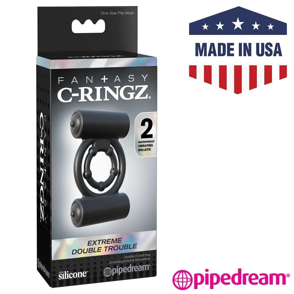 Pipedream C-Ringz Extreme Çift Motorlu Penis Halkası