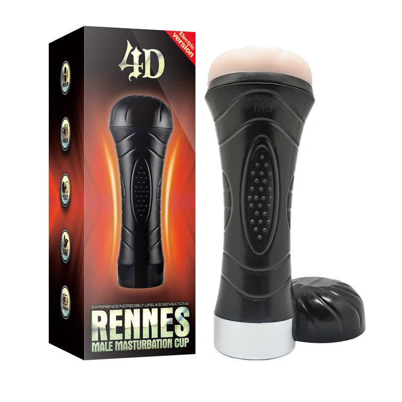 Xise Rennes 4D Vibrating Masturbation Titreşimli Realistik Vajina XS-MA70001