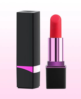 Erox Lipstick Black Usb Şarjlı 10 Mod Ruj Vibratör