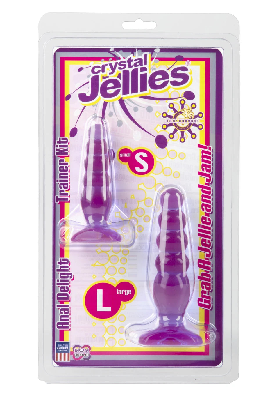 Doc Johnson Crystal Jellies Starter Anal Başlangıç Anal Plug Seti
