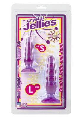 Doc Johnson Crystal Jellies Starter Anal Başlangıç Anal Plug Seti