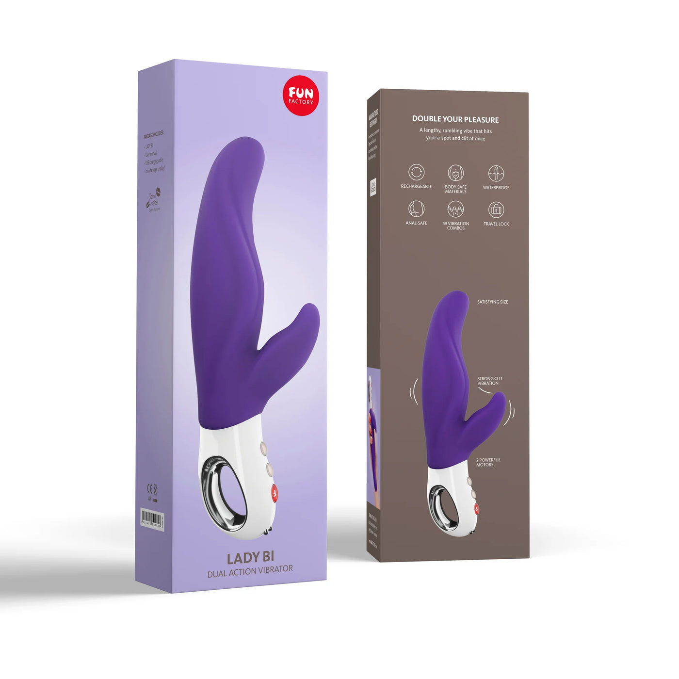 Fun Factory Bi Lady Dual Violet Vibratör