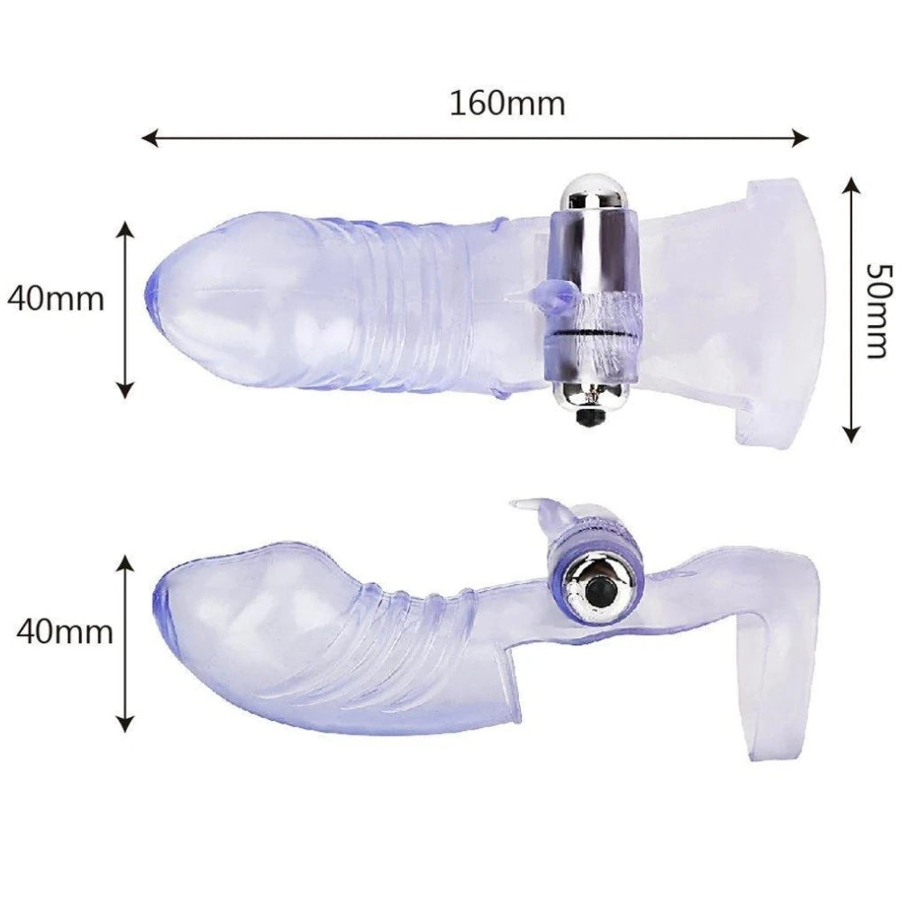 Erox Finger Vibe G-Stimulant 10 Mod Parmak Vibratör-Purple