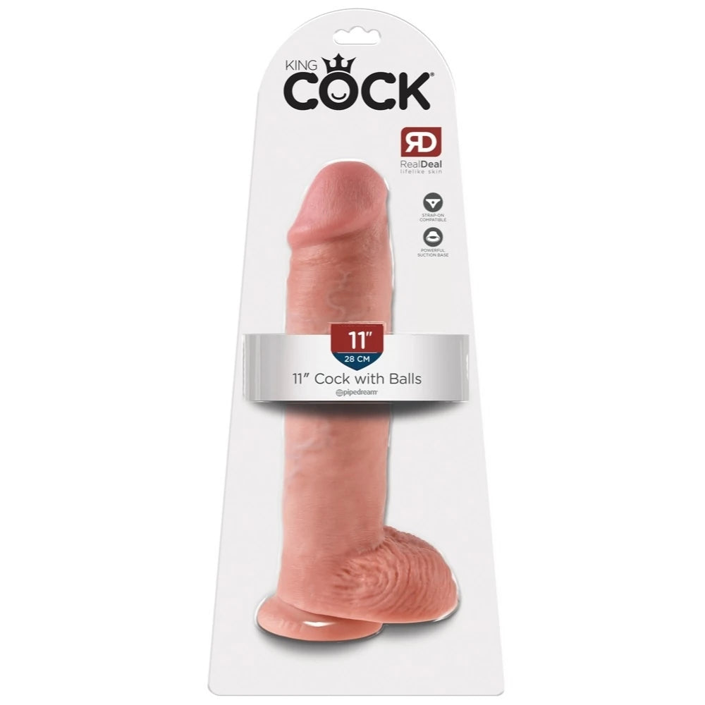Pipedream King Cock 11 Inch Cock With Balls Realistik Penis