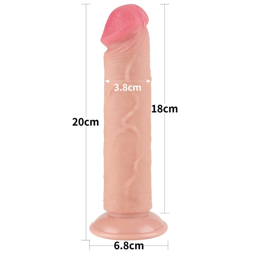 Lovetoy Sliding Skin Hareketli Deri Özellikli 20 Cm Realistik Penis LV317206