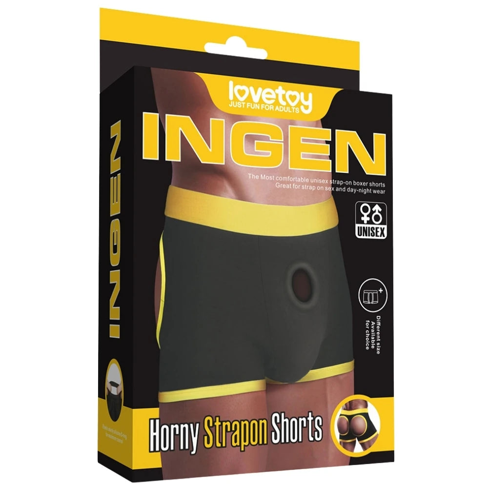 Lovetoy Horny Strapon Shorts M/L Boxer Penis Kemeri LV715025B