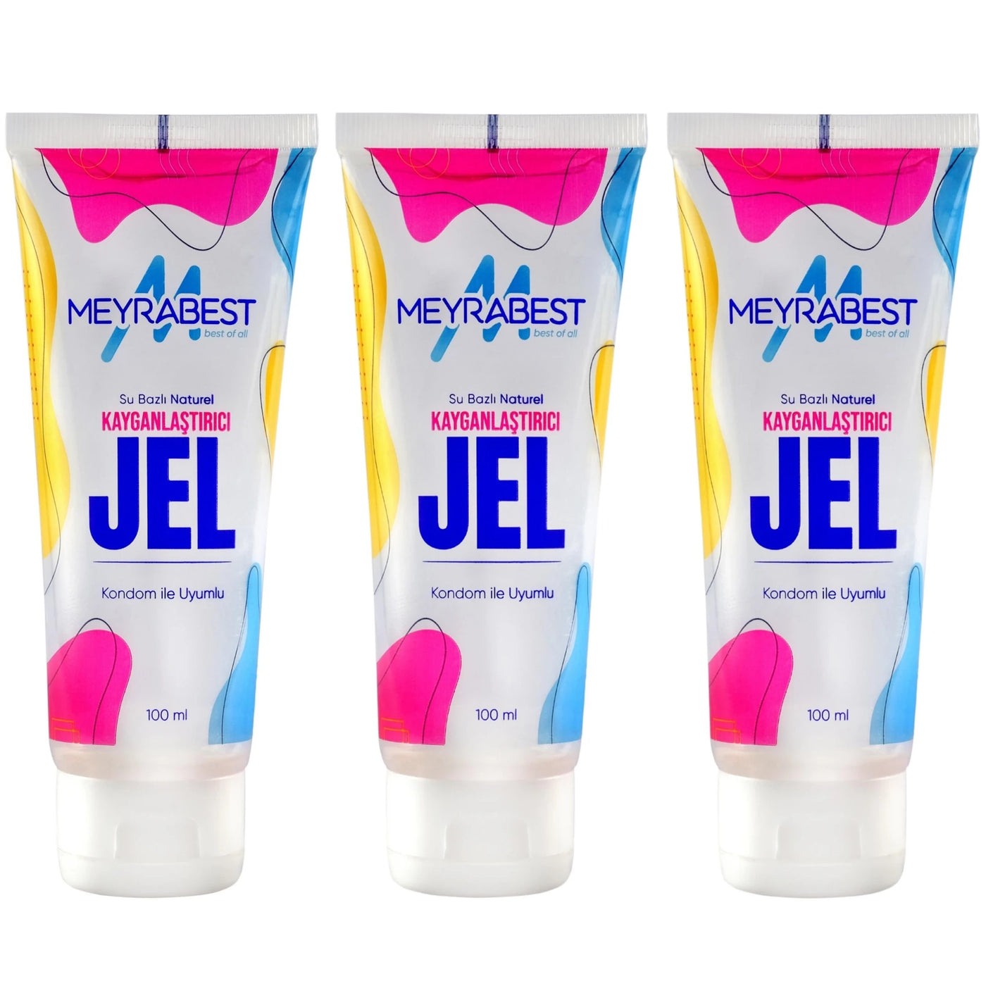 Meyrabest Natural 100 Ml Doğal Kayganlaştırıcı Jel 3lü Paket