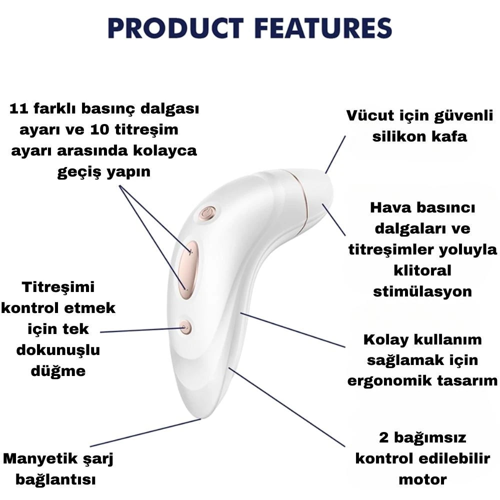 Satisfyer Pro 1 Air Pulse Emiş Güçlü Vibratör