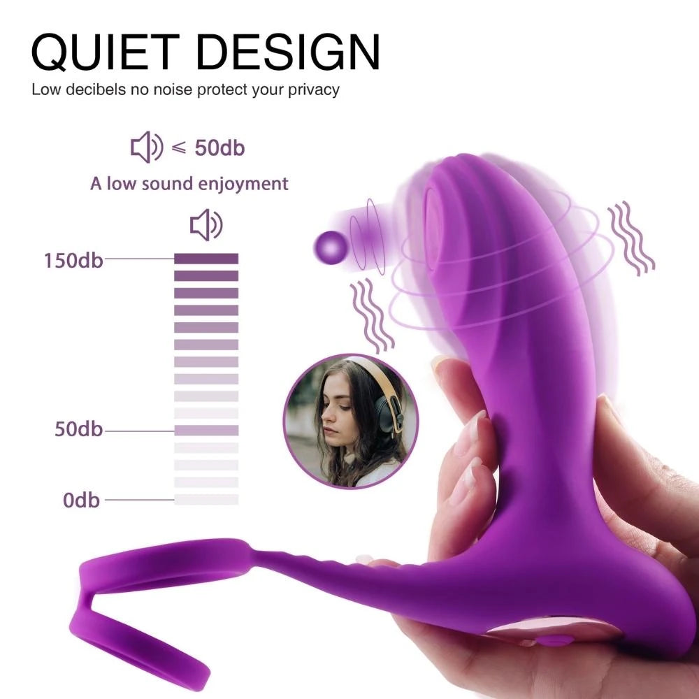 Shequ Mesue Couple Halkalı Prostat Masaj Vibratör