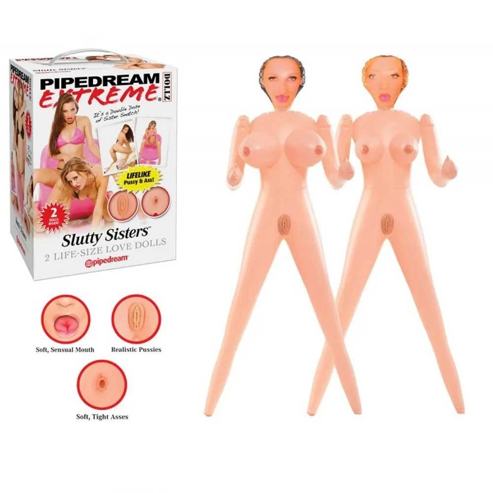 Pipedream Pdx İkiz Şişme Bebek