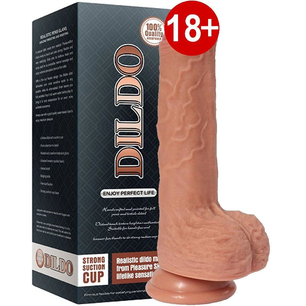 Dildo Series Mlsice 20 Cm Çift Katmanlı Gerçekçi Realistik Penis