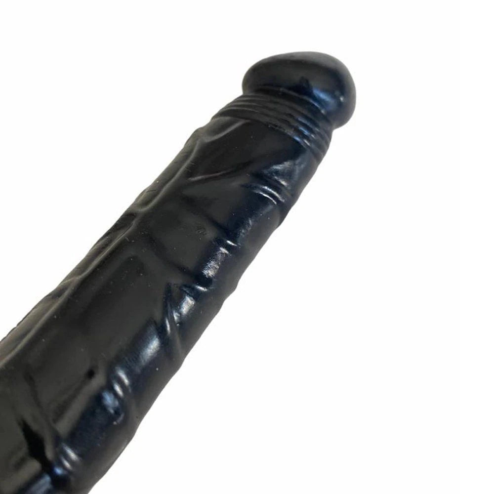 Erox Jelly Strap-On 14.5 cm Belden Bağlamalı Zenci Realistik Penis