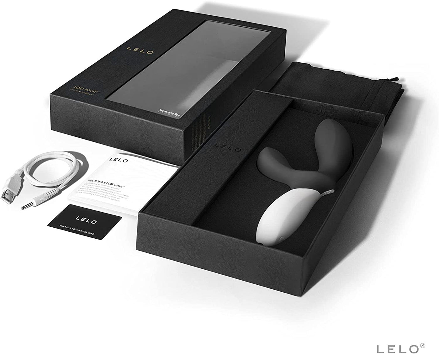 Lelo Loki Wave Obsidian Black Hareketli Prostate Massager Vibratör