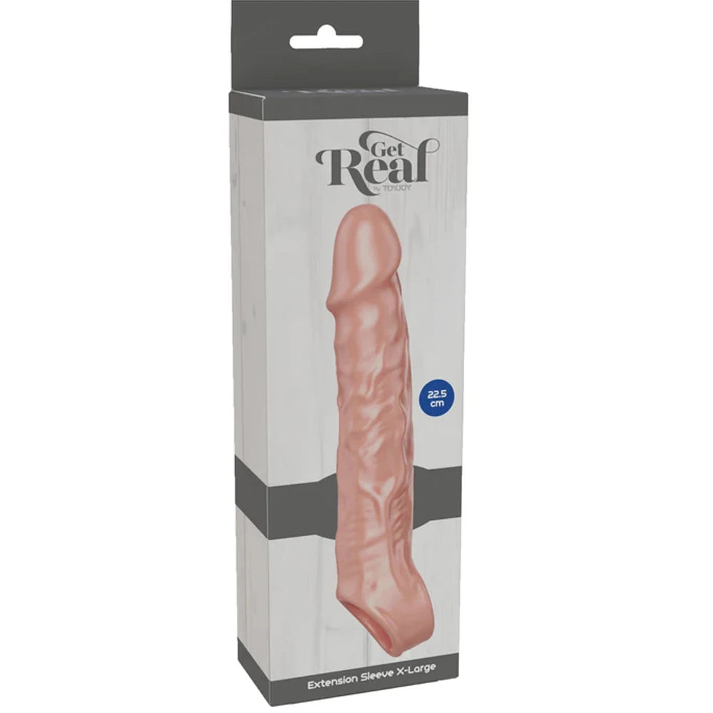ToyJoy Get Real Extension Sleeve TPE XL 22.5 Cm Ten Penis Kılıfı