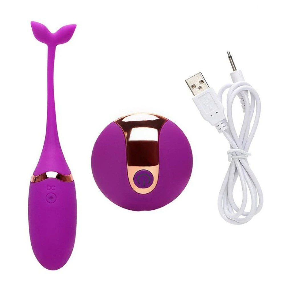 Erox Private Mini Massager Vibe Giyilebilir Uzaktan Kumandalı Mini Vibratör-Purple