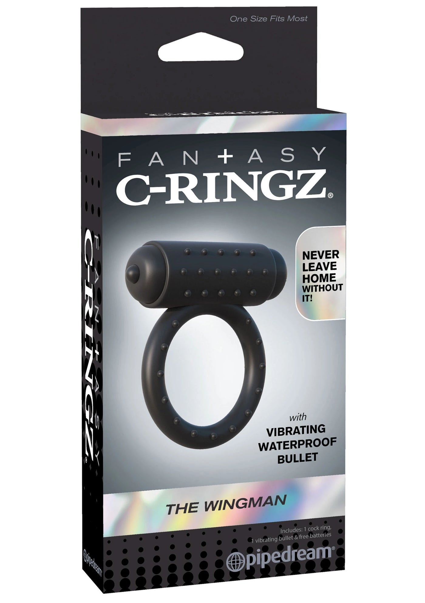 Pipedream The Wingman Black Penis Halkası