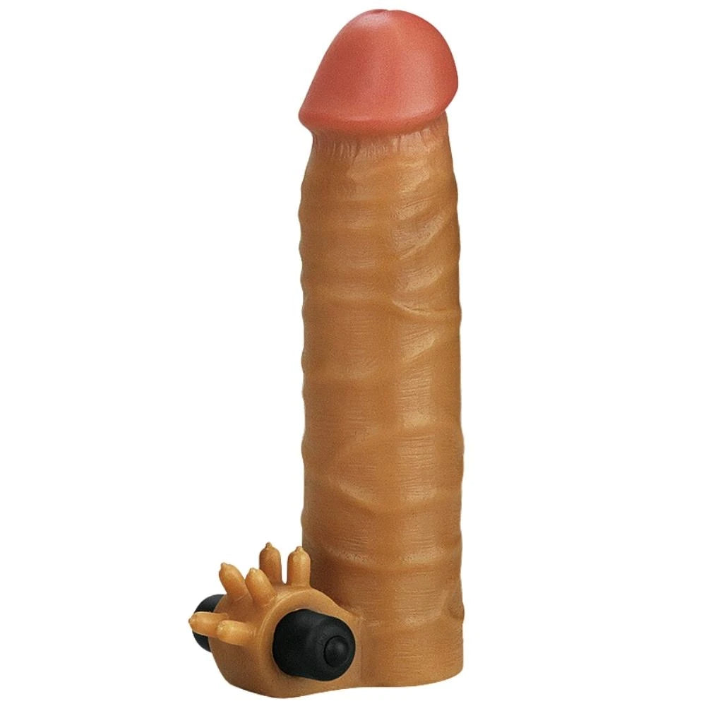Lovetoy Nature Extender Klitoris Uyarıcı Et Doku Melez Penis Kılıfı