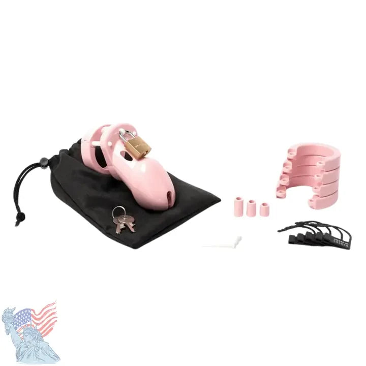 CB-X CB-3000 Chastity Cage Kit Penis Kilidi-Pink