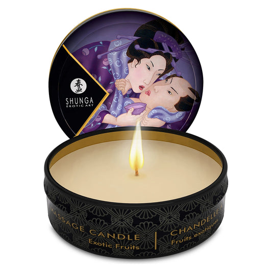 Shunga Mini Massage Candle Egzotik Fruits 30 Ml Erotik Masaj Mumu