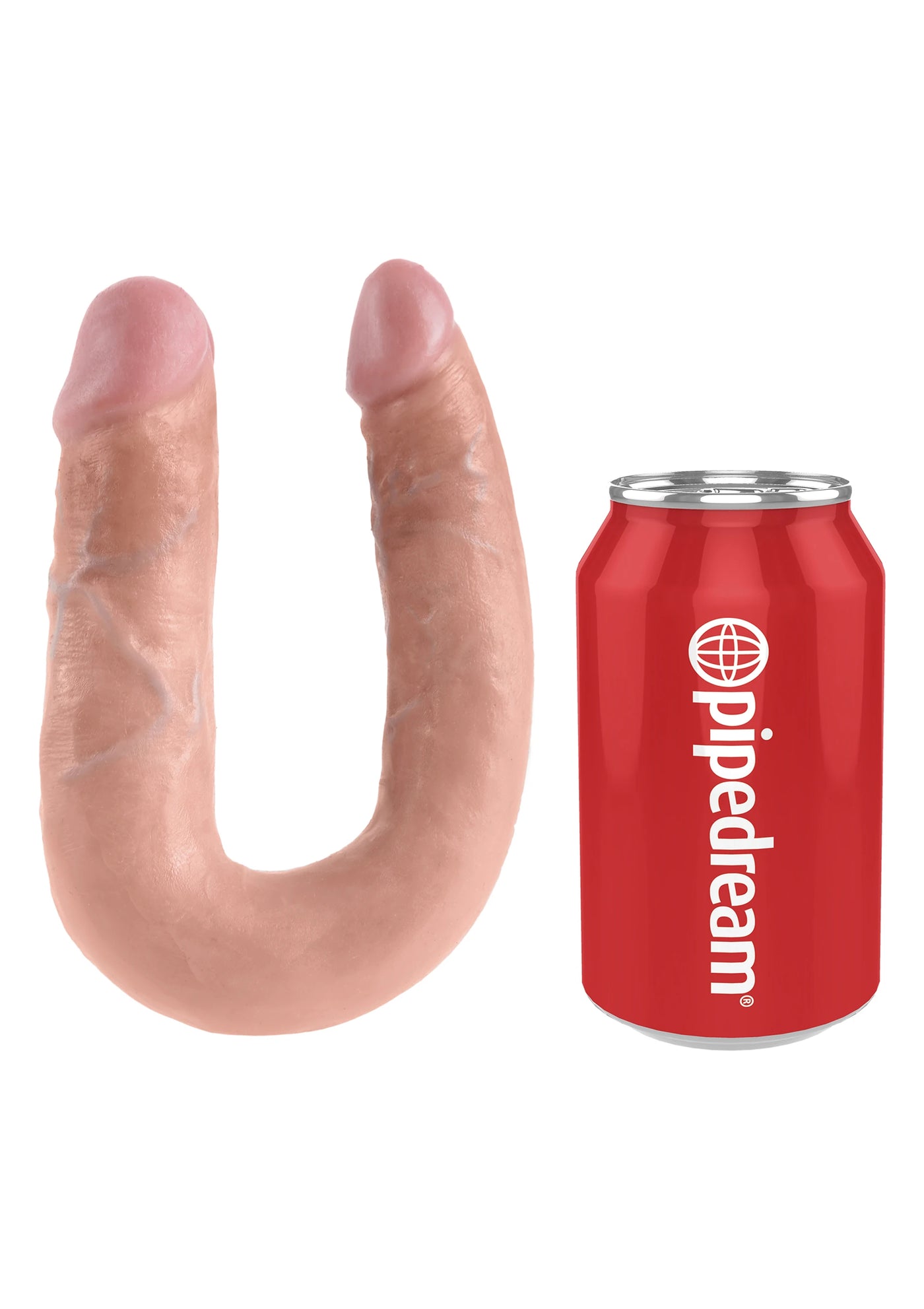 Pipedream King Cock Çift Başlı U Shape Medium Trouble Realistik Penis