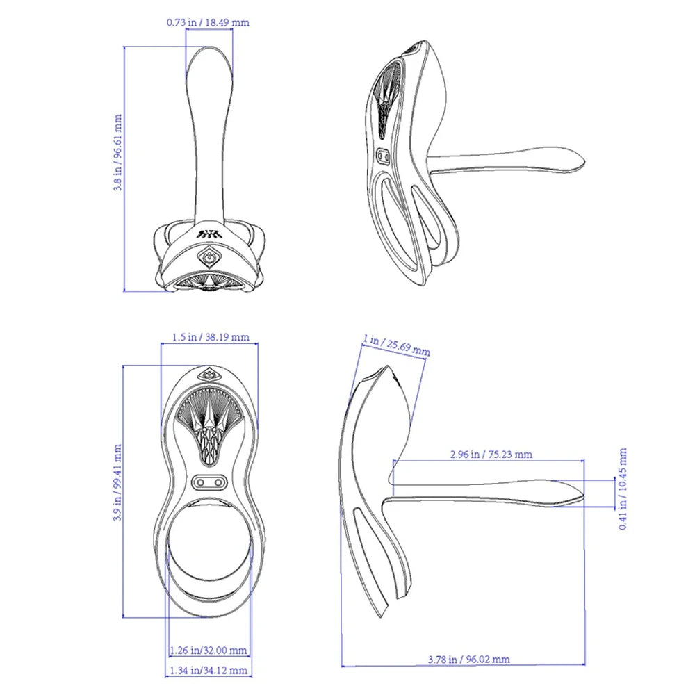 Zalo Bayek Wearable Vibrator Titreşimli Penis Halkası