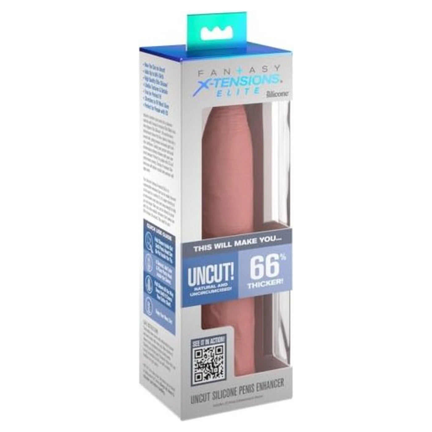 Pipedream Fantasy X-Tensions Uncut Silicone Penis Sleeve Amerikan Penis Kılıfı