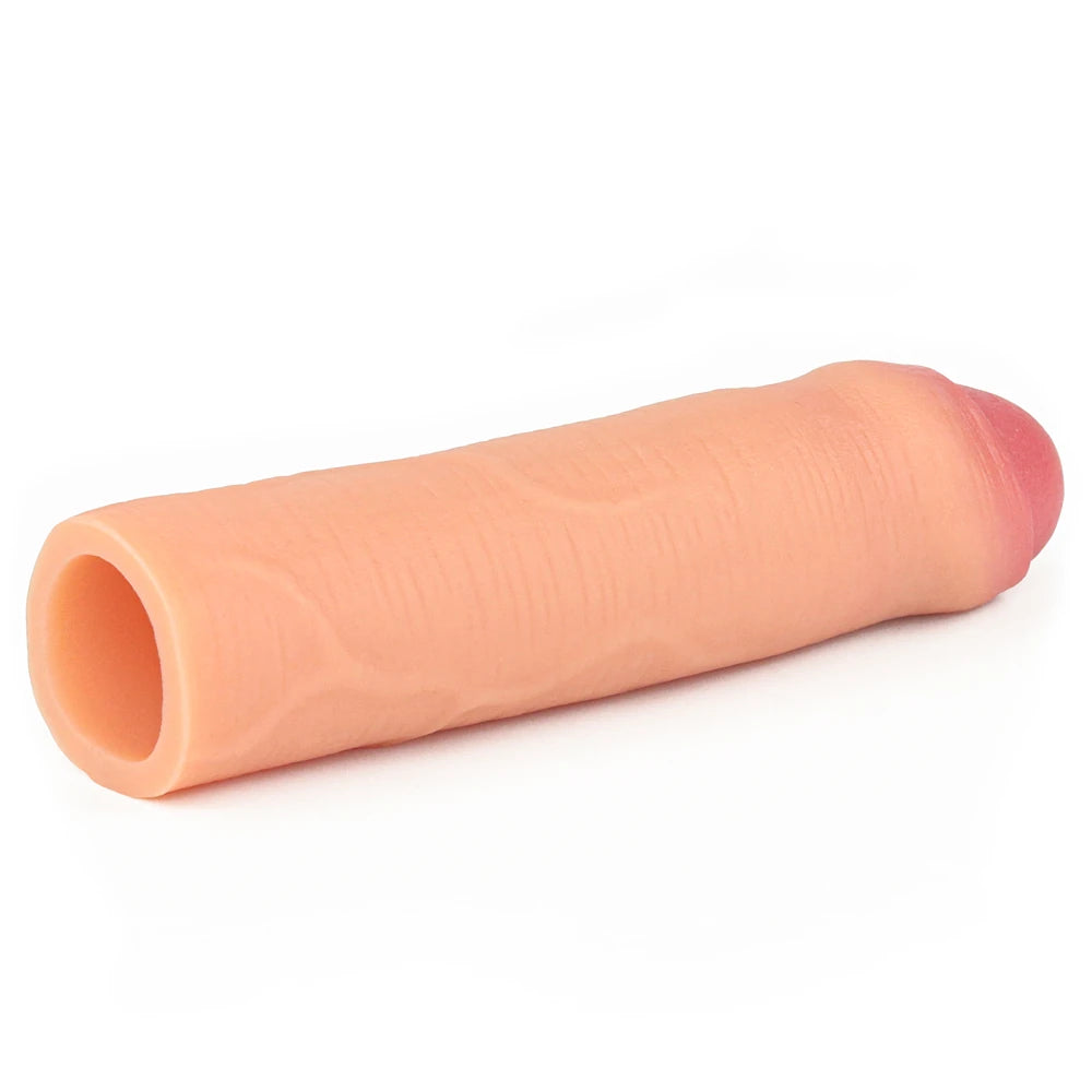 Lovetoy Nature Extender Et Dokulu Gerçekçi Sünnetsiz Penis Kılıfı