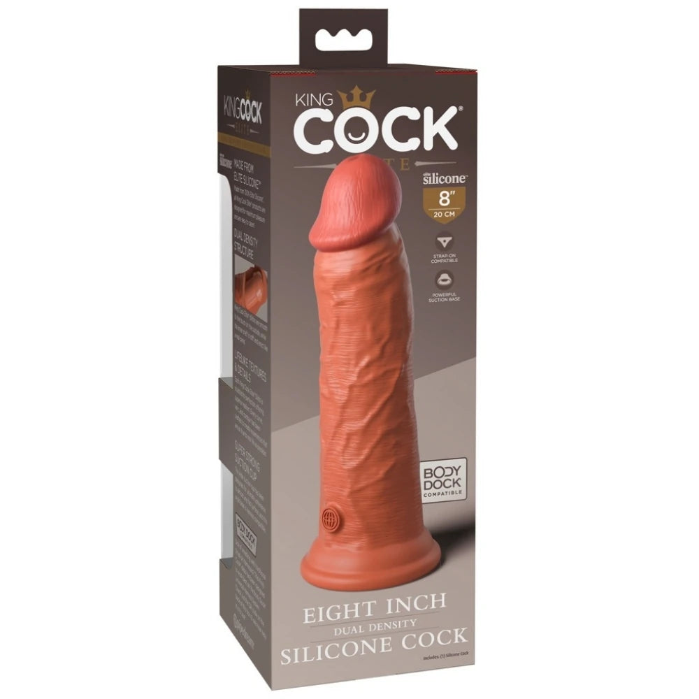 Pipedream King Cock Elite 8 İnch Dual Density Silicone Cock Realistik Penis