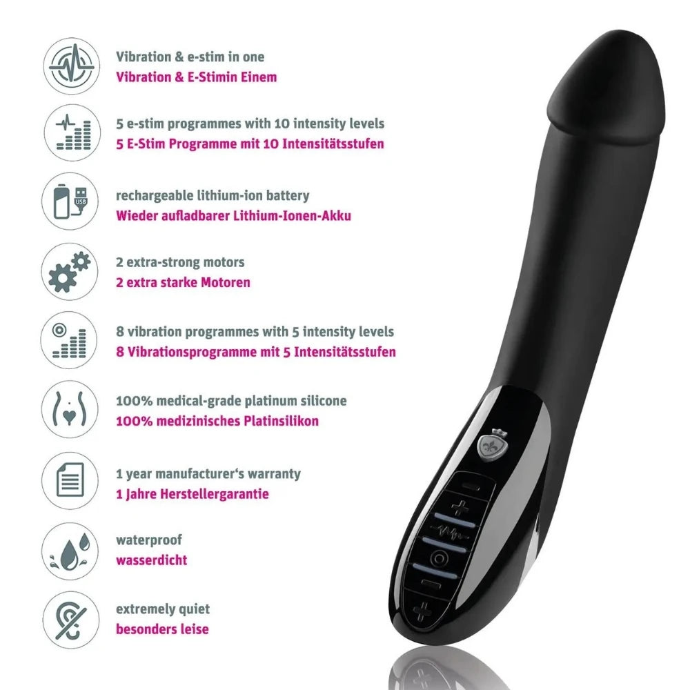Mystim Electric Truman Black Edition G-Spot Vibratör
