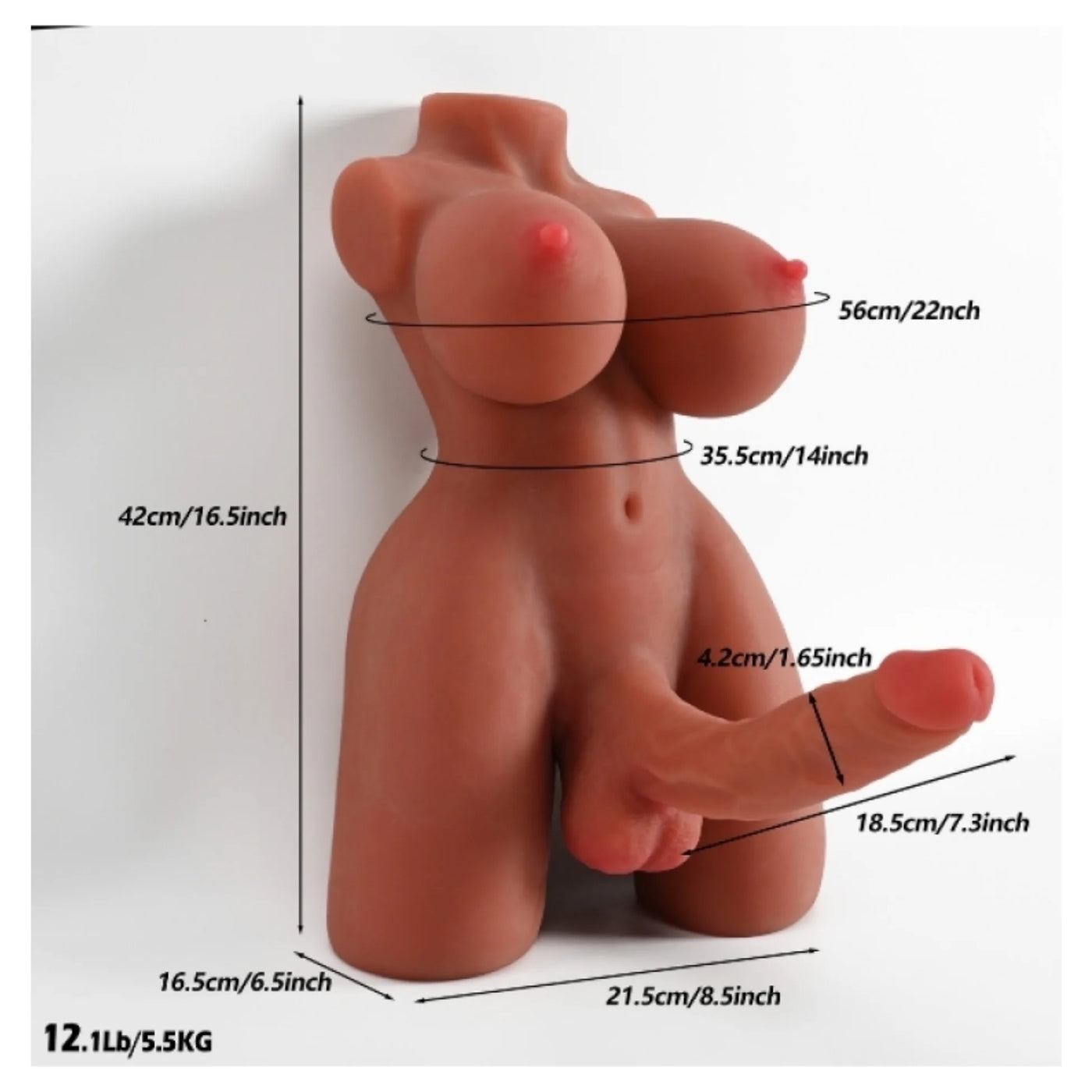 Erox Masturbation Melez Transeksüel Vajina Mastürbatör 5.5 Kg.