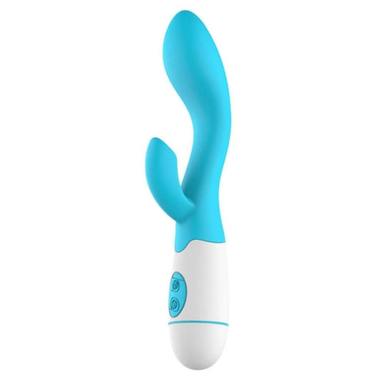 Erox Mix Vibe Curve 30 Modlu Şarjlı Rabbit Vibratör-Blue