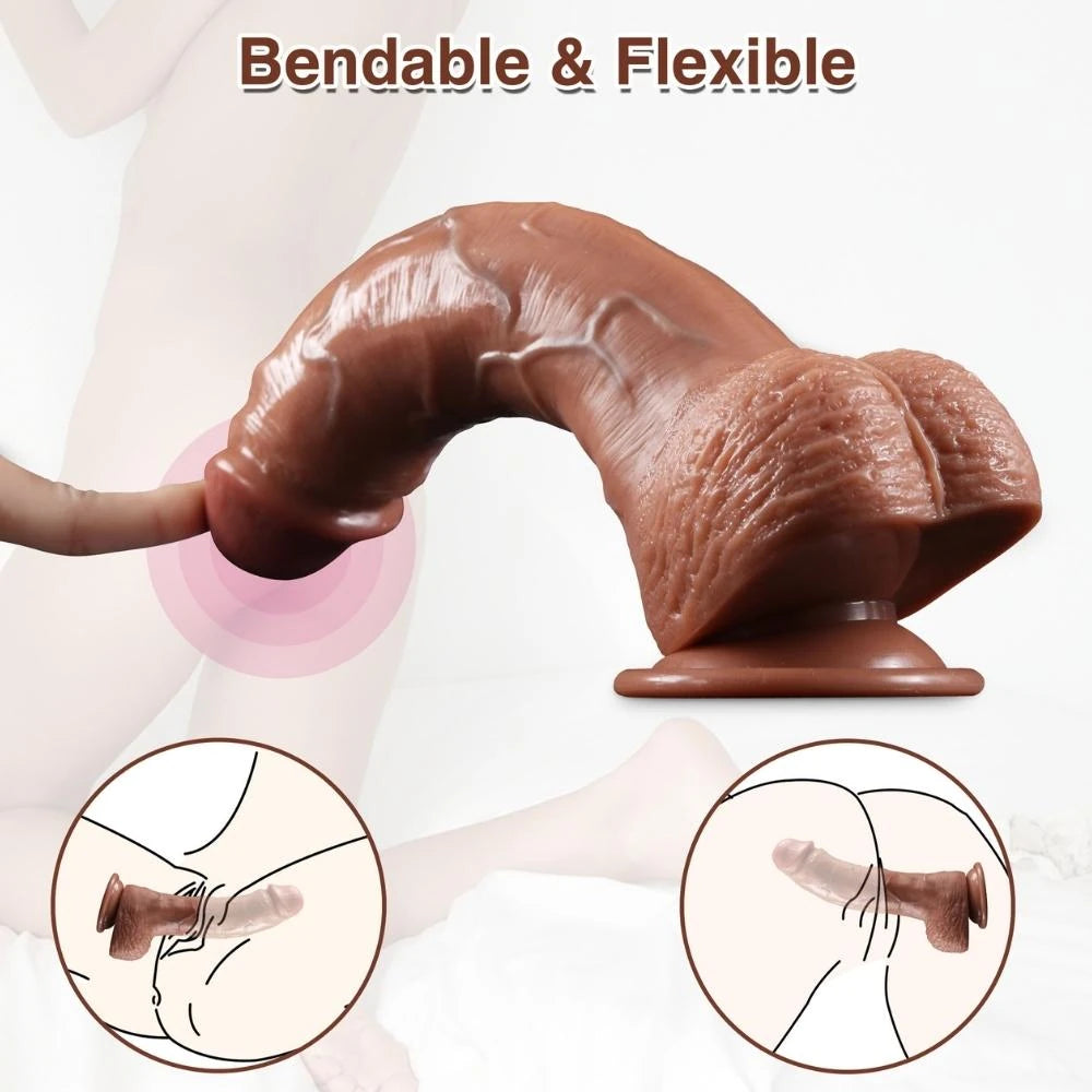 Shequ Dildo Series Yedda Natural Doku 24 Cm Realistik Penis