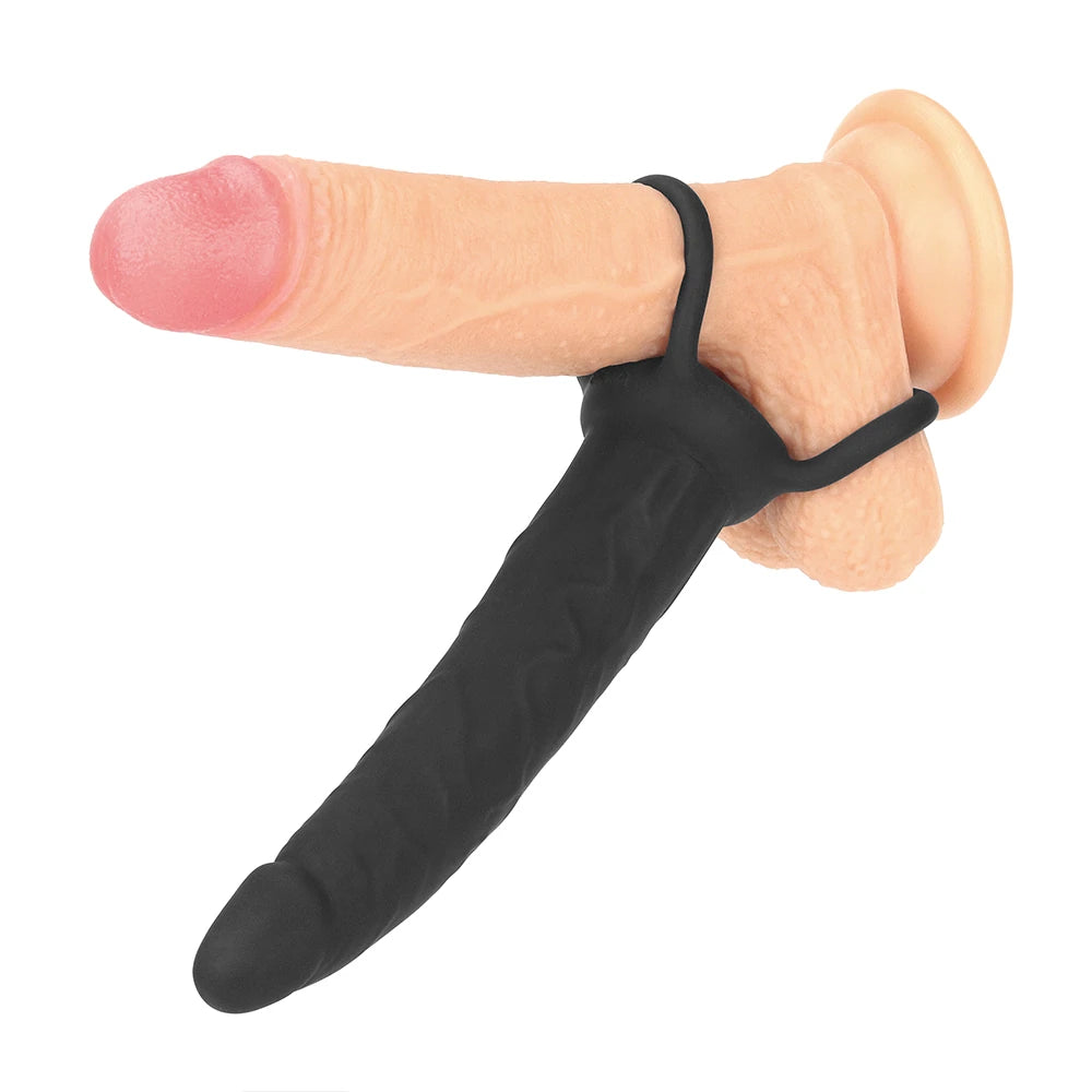 Lovetoy Silicone Fantasy Double Prober Testis Bağlamalı Anal Dildo