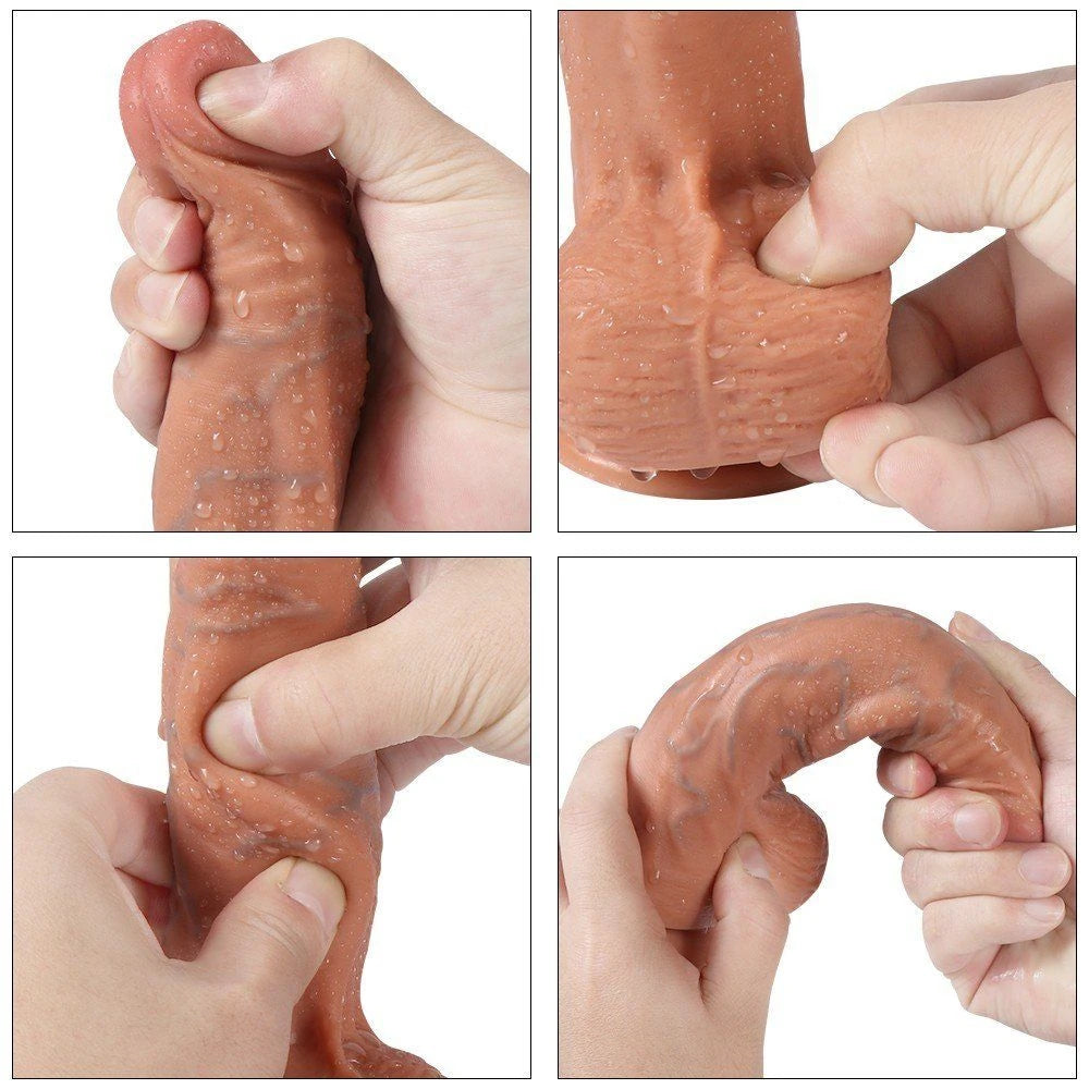 Dildo Series Kevin 20 cm Aktif Deri Penetrasyon Realistik Penis