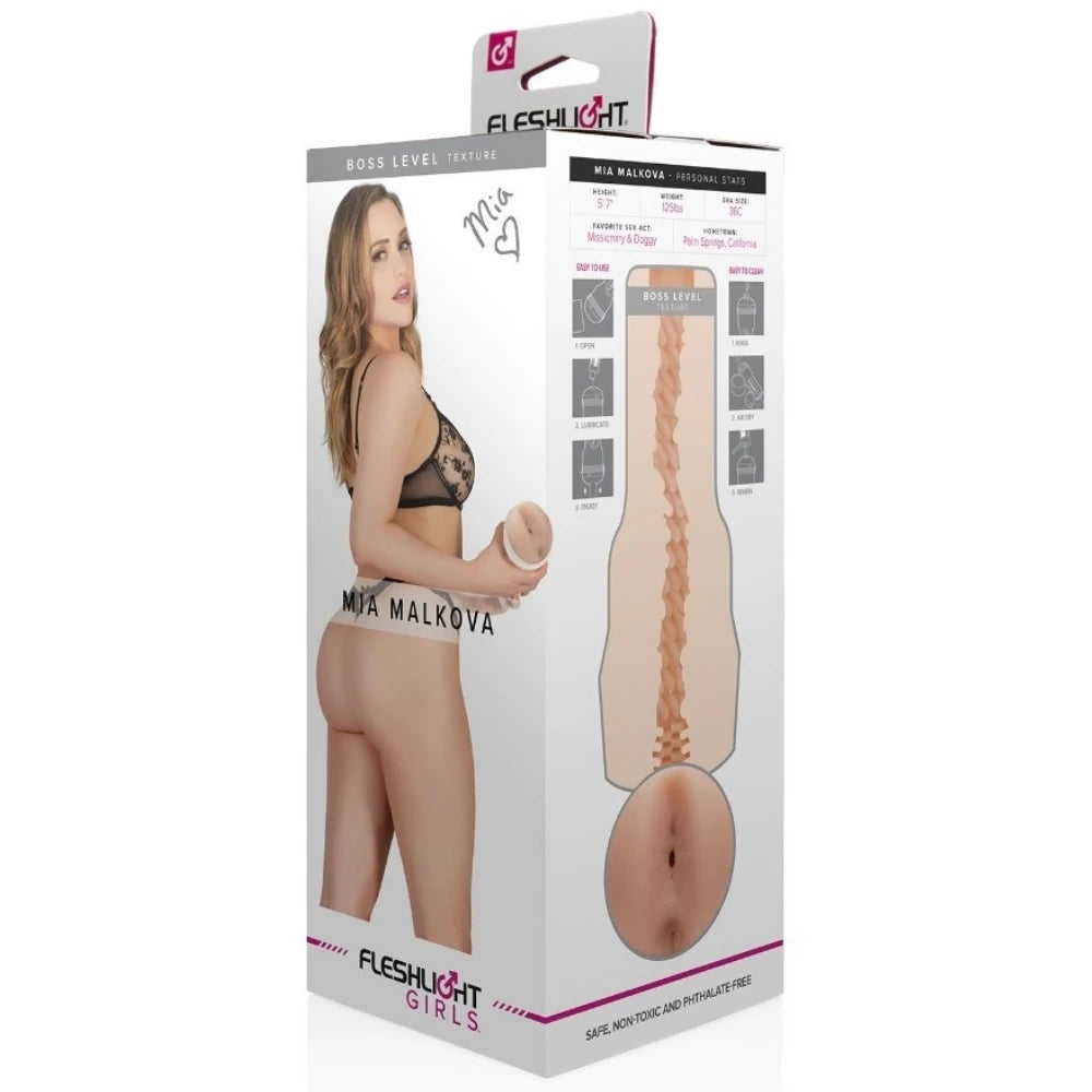 Original Fleshlight Girls Mia Malkova Boss Level Anal Mastürbatör