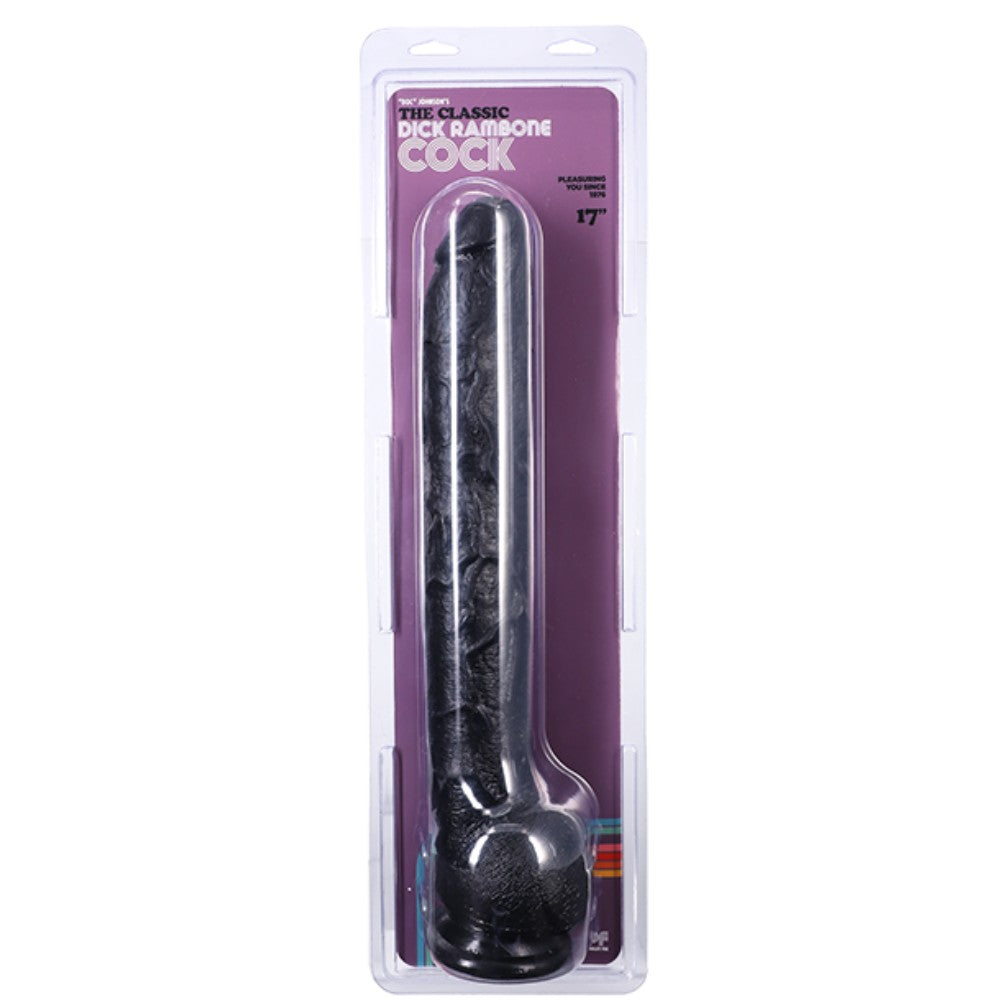 Doc Johnson Dick Rambone 43 cm Realistik Penis Black