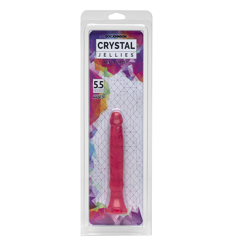 Doc Johnson Crystal Jellies 5.5'' Realistik Penis Red