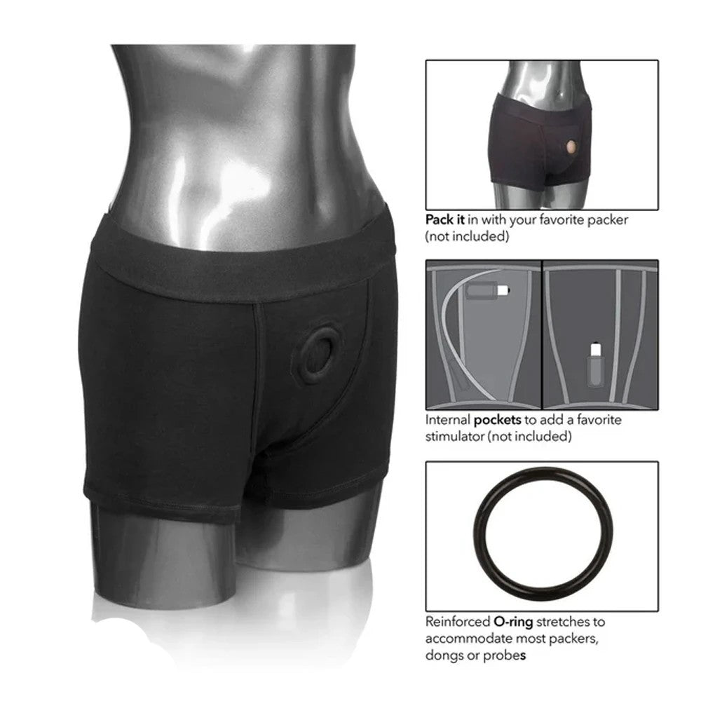 Calexotics Boxer Brief Harness Strapon Kemeri L/XL