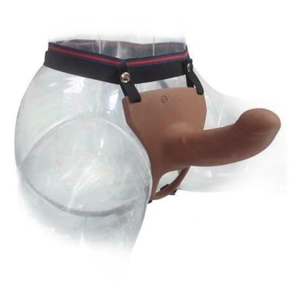 Aphrodisia Hollow Strap-On 17cm İçi Boş Belden Bağlamalı Strap-on-Brown