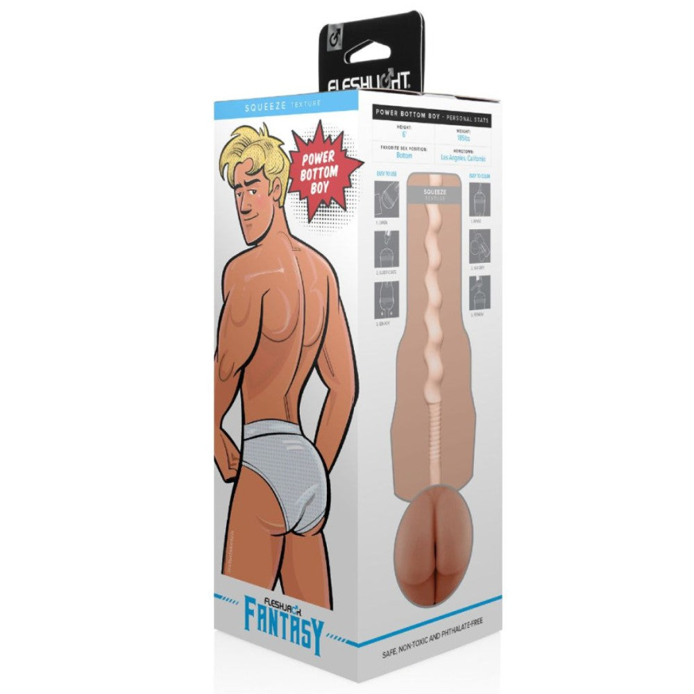 Fleshlight Fleshjack Fantasy Boys Power Bottom Boy Anus Masturbator