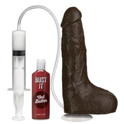 Doc Johnson Bust It Squirting Realistic Cock Fışkırtmalı Boşalabilir Realistik Penis Brown