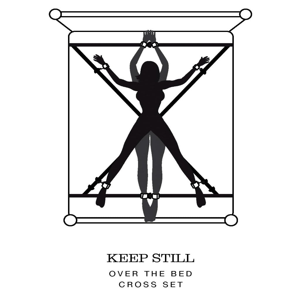 Fifty Shades of Grey Over The Bed Cross Yatak Bağlama Seti