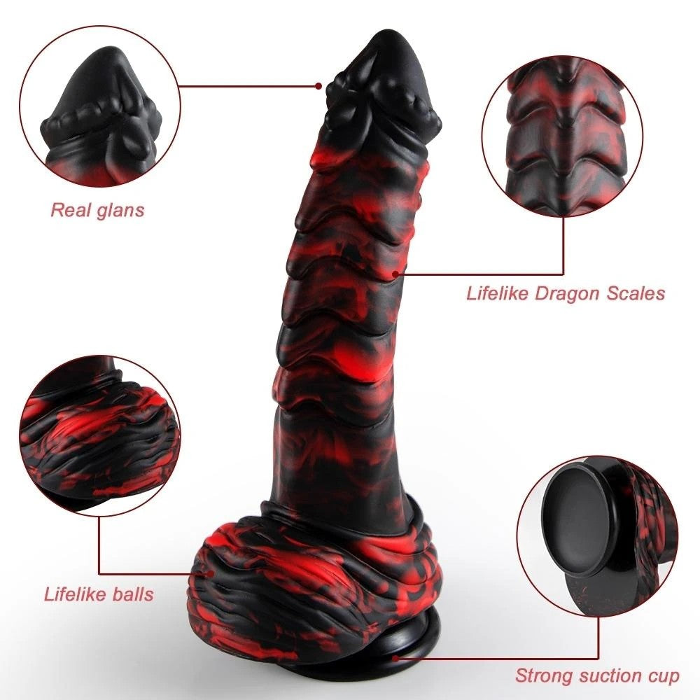 Shequ Jelly Animal Dildo Monster 37 Realistik Penis SQ-WBD10115