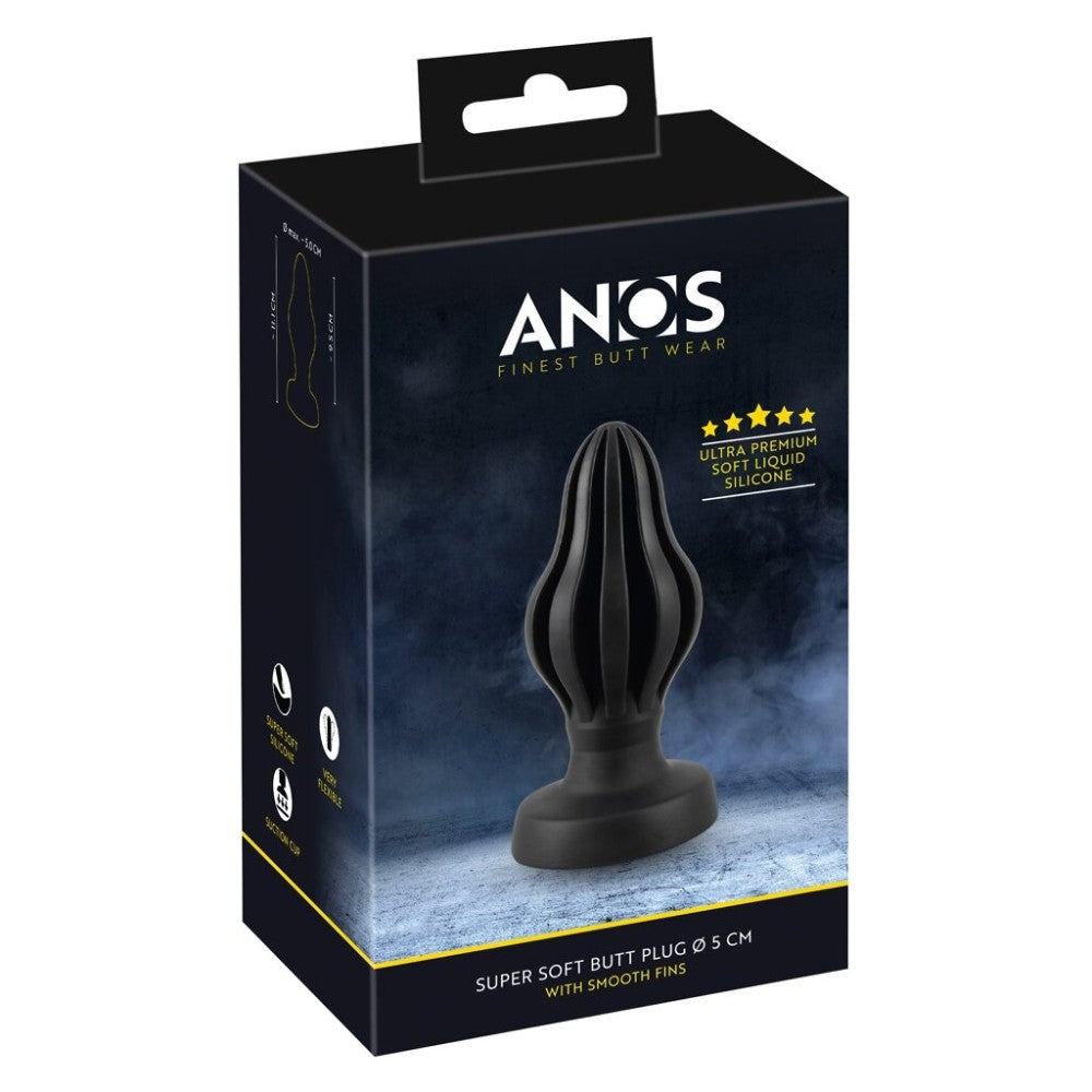 Anos Super Soft Butt Plug Silicone Anal Plug