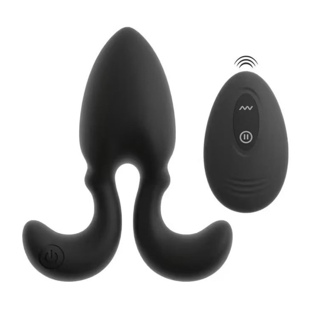 Anos RC Vibrating Butt Plug with Flexible Arms Uzaktan Kumandalı Titreşimli Anal Plug