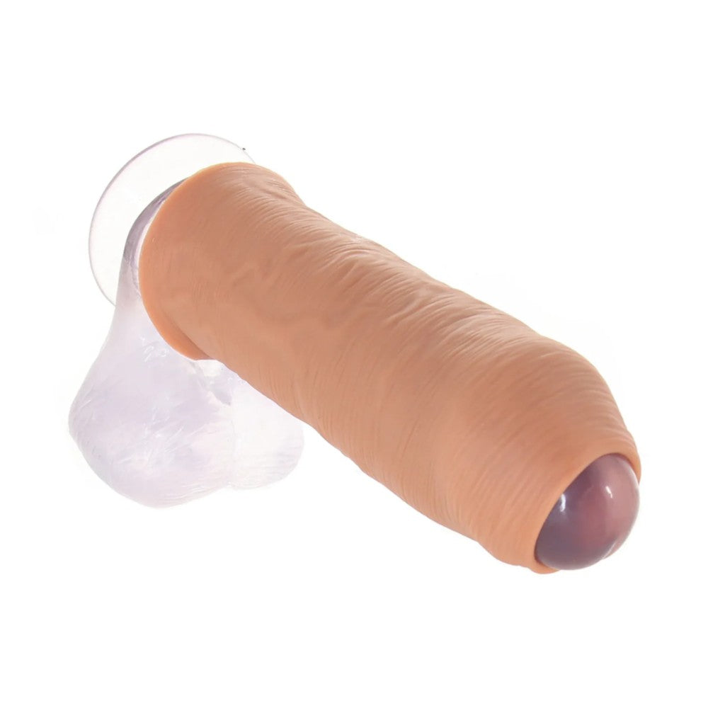 Pipedream Fantasy X-Tensions Uncut Silicone Penis Sleeve Ucu Açık Amerikan Penis Kılıfı
