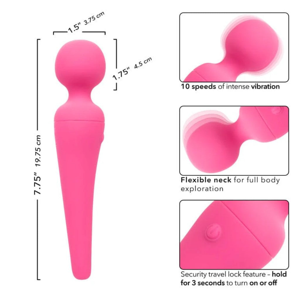 Calexotics Couture Collection Silicone Şarjlı Body Wand Masaj Aleti Vibratör