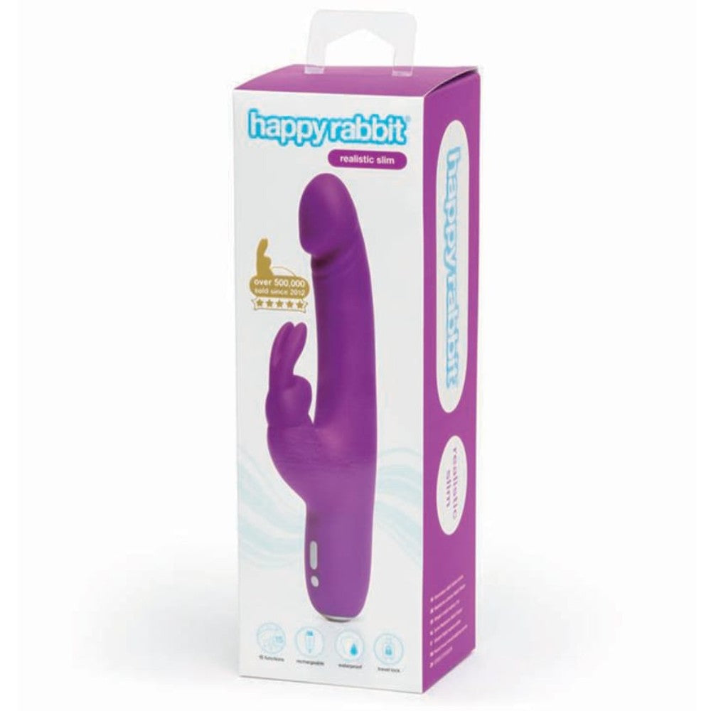 Happy Rabbit Realistic Slim Tavşan Vibratör
